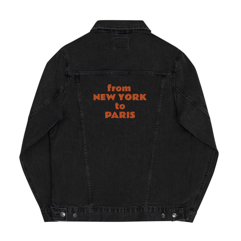 City to City Unisex denim jacket New York to Paris – Longsworth  International Fashion
