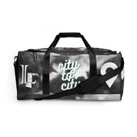City to City Black Watercolor Duffle bag