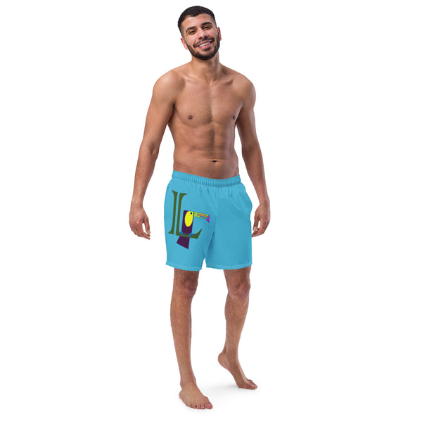 Monogram Toucan Men's swim trunks