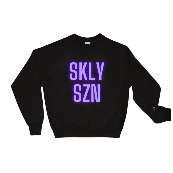 SKLY SZN 'Purple Lettering' Men's Champion Sweatshirt