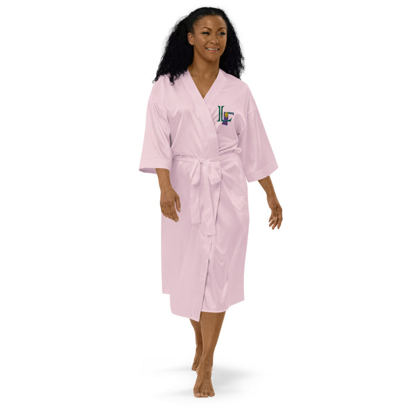 Monogram Toucan Satin Robe