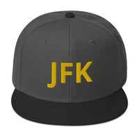 City to City Snapback Hat John F. Kennedy Intl. Airport Code