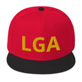 City to City Snapback Hat La Guardia Airport Code