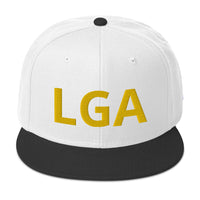 City to City Snapback Hat La Guardia Airport Code