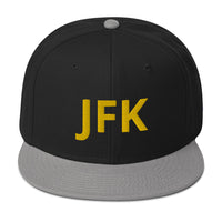 City to City Snapback Hat John F. Kennedy Intl. Airport Code