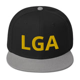 City to City Snapback Hat La Guardia Airport Code