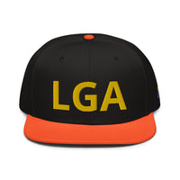 City to City Snapback Hat La Guardia Airport Code