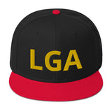 City to City Snapback Hat La Guardia Airport Code