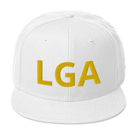 City to City Snapback Hat La Guardia Airport Code