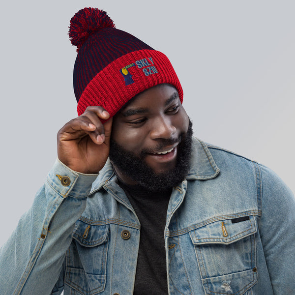 Toucan Lou SKLY SZN Pom-Pom Beanie