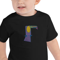 Toucan Lou Embroidered Toddler Short Sleeve Tee