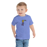 Toucan Lou Embroidered Toddler Short Sleeve Tee