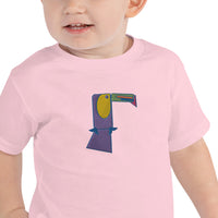 Toucan Lou Embroidered Toddler Short Sleeve Tee