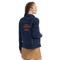 City to City Unisex denim jacket CHICAGO to TOKYO