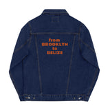 City to City Unisex denim jacket BROOKLYN to BELIZE