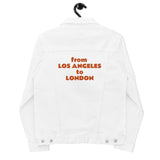 City to City Unisex denim jacket LOS ANGELES to LONDON