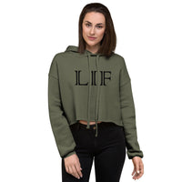 Monogram & Toucan Lou Crop Hoodie