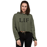 Monogram & Toucan Lou Crop Hoodie